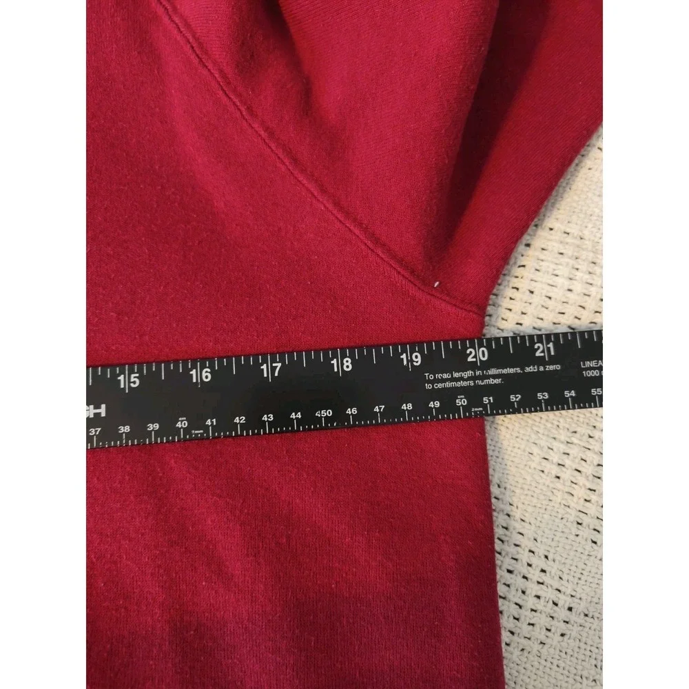 Vintage‎ Jerzees Crewneck Sweatshirt Large Red Made In USA 90s